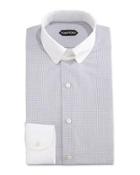 Tailored Fit Graph-check Dress