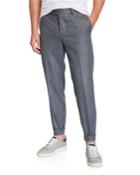 Men's Traditional-fit Wool Trousers