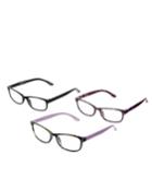 Lavender Hydrangea Plastic Rectangle Readers,