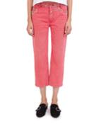 Nelly Studded Cropped Jeans