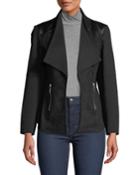 Ponte Moto Jacket With Faux