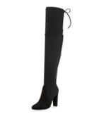 Sycamore Stretch Knee-high Boot, Black