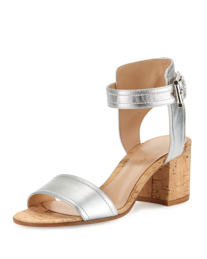 Rikki Low Metallic 60mm Chunky-heel