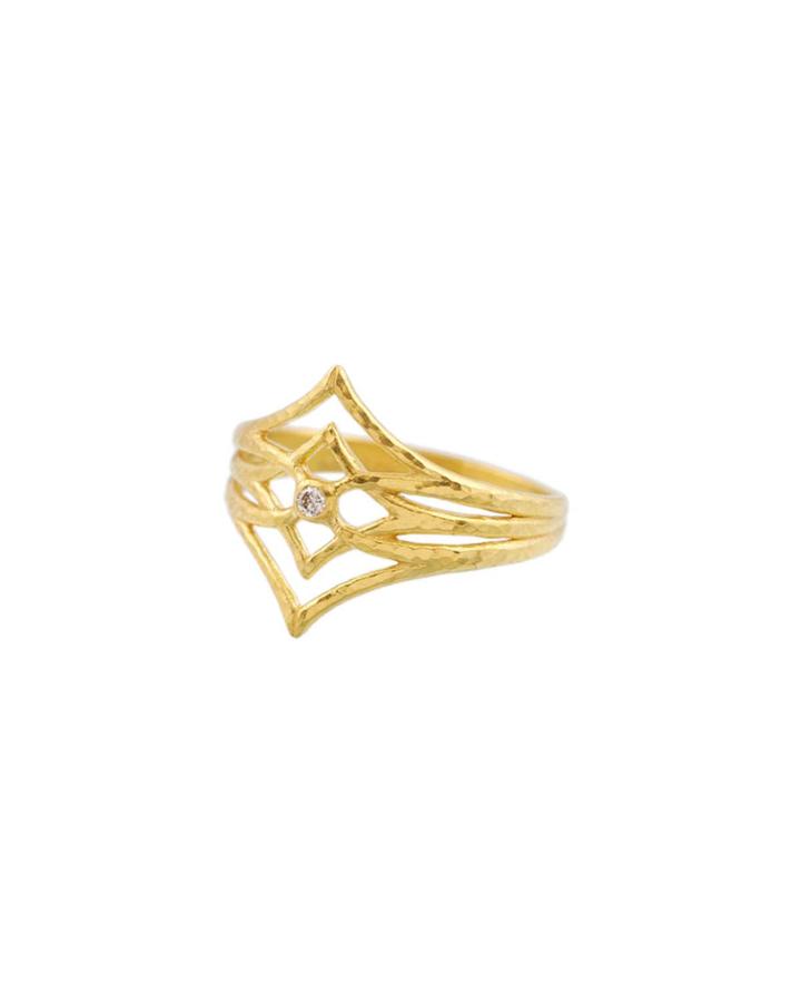 Topkapi 22k Gold Diamond Ring