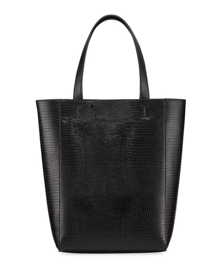 Fifi Small Lizard-embossed Tote Bag
