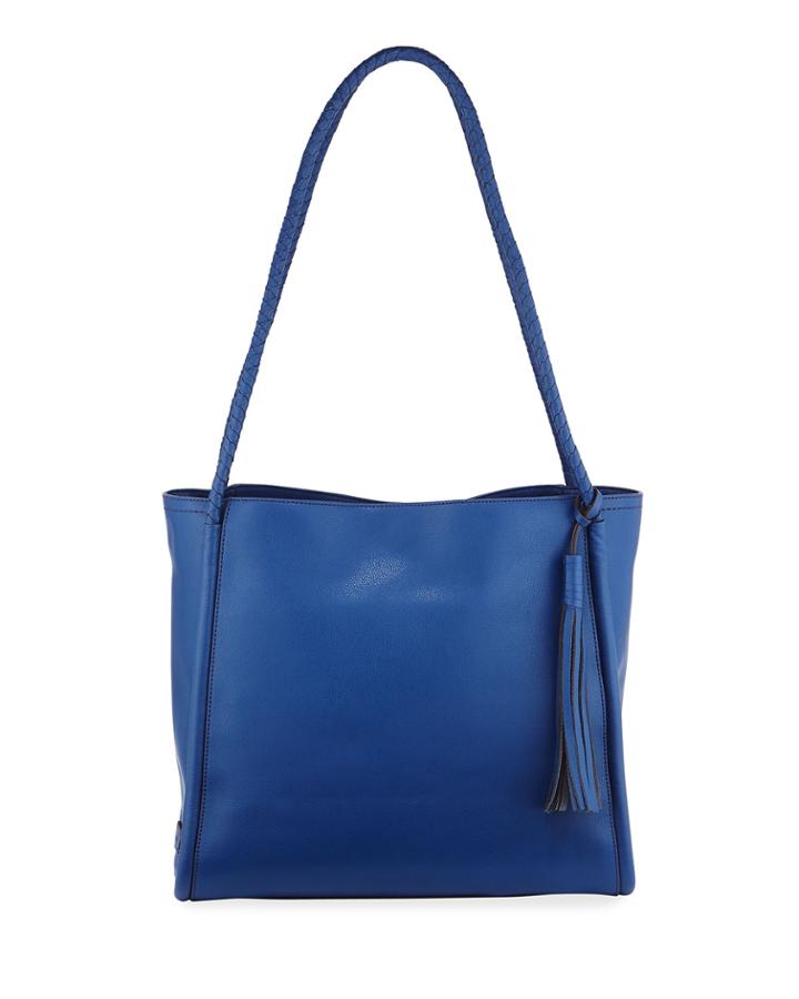 Key Item Large Leather Tote Bag