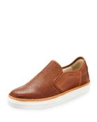 Woven Leather Slip-on
