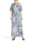 Olivia Floral-printed Chiffon Kimono