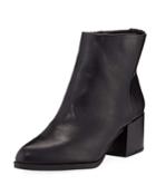 Jennifer Low Heel Faux-leather Booties