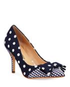 Multi Pattern High-heel Bow Pumps
