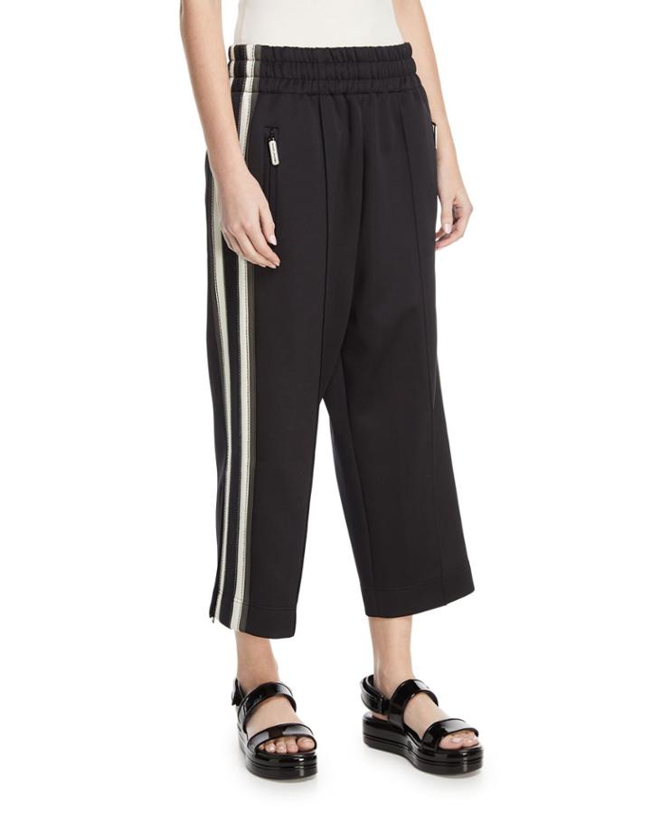 Cropped Track Pants