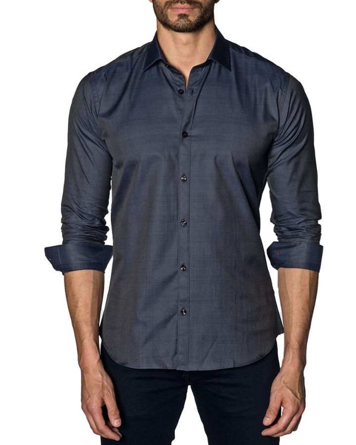Men's Semi-fitted Madras Jacquard