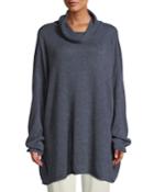 Cowl-neck 3/4-sleeve