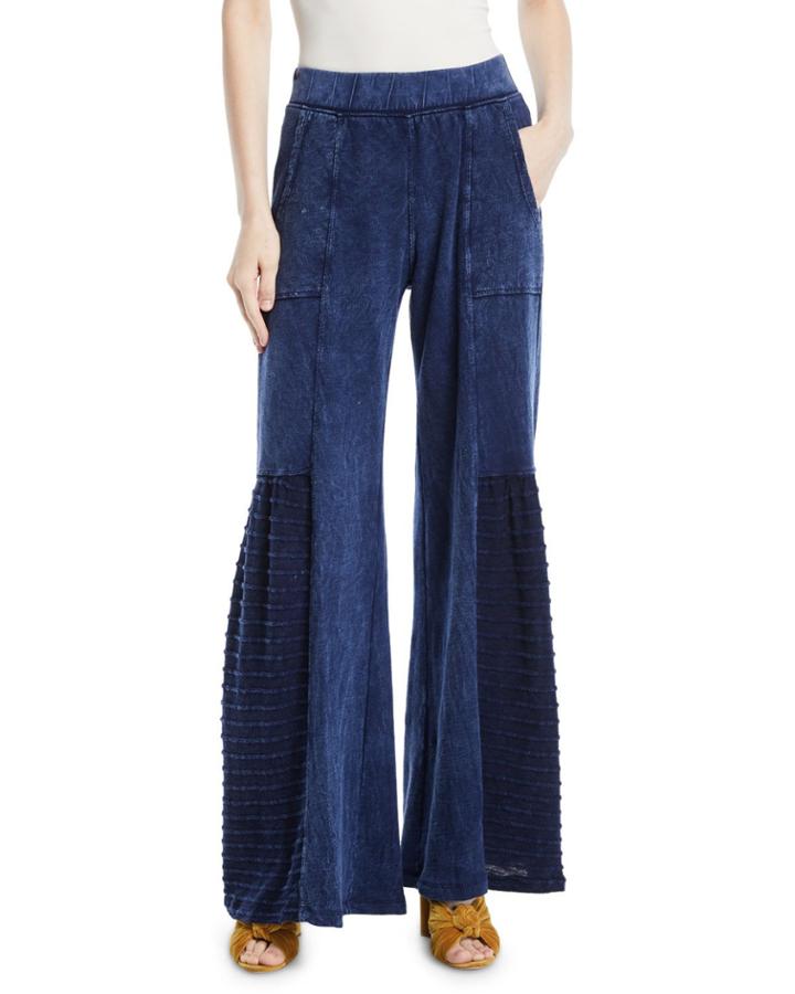 Melanie Wide-leg Terry Pants