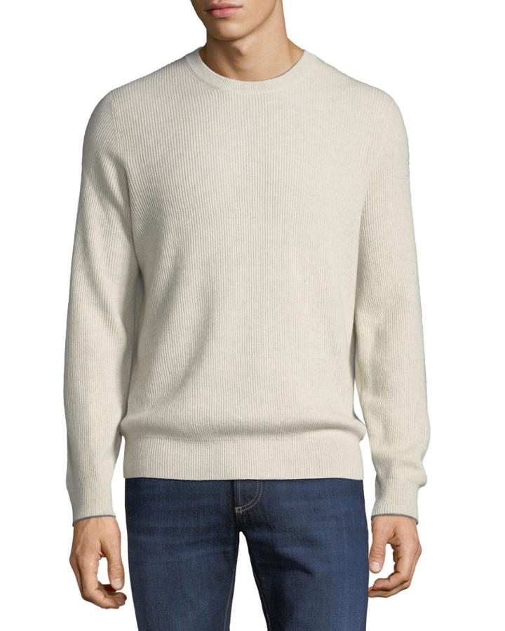 Men's Cashmere English Rib