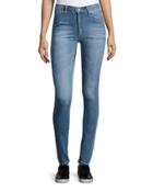 Second Skin High-waist Skinny Jeans, Rise Above Blue