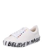 Ibelieve Low-top Graphic Sneakers, White