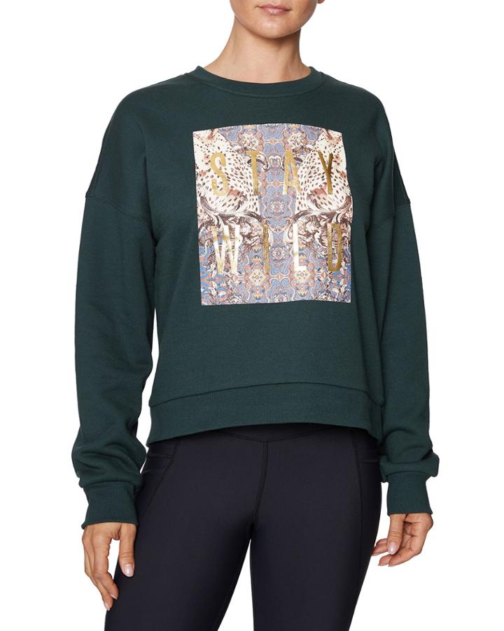 Stay Wild Leopard Scroll