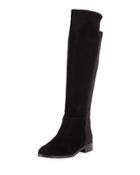 Pamel Stretch-back Suede Riding Boot