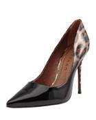 Bebella Leopard-print Ombr&eacute; Pump, Black