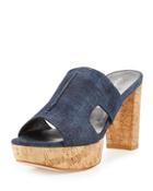 Draft Denim Platform Slide