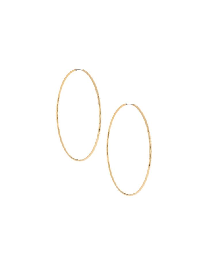Golden Hoop Earrings