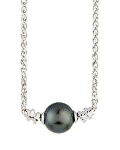 14k Tahitian Pearl Solitaire Necklace