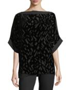 Geometric Burnout Velvet