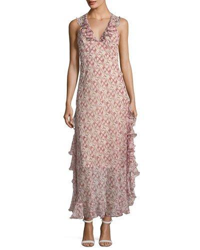 Textured-print Halter