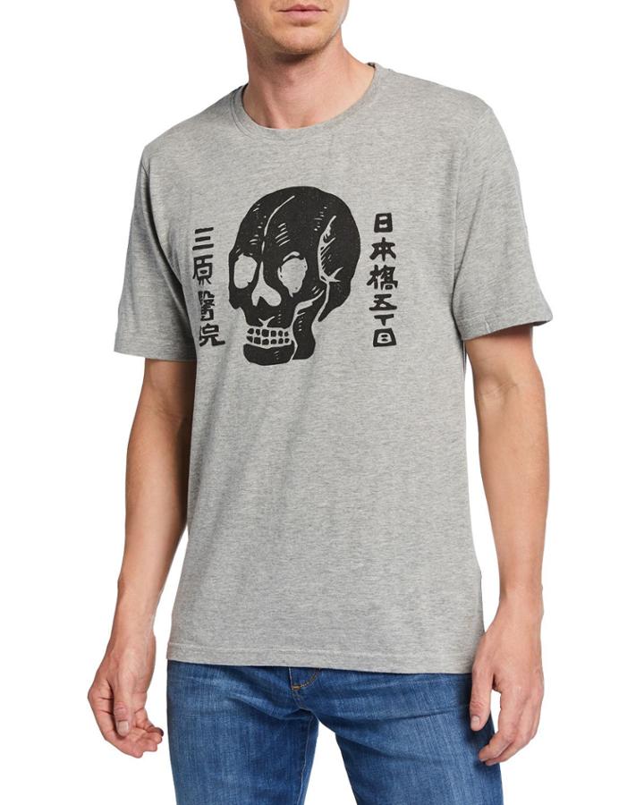Men's Skull Graphic Print T-shirt