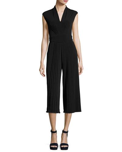 Sleeveless Cropped Jumpsuit
