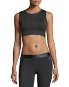 Athlete Crop Top W/ Cutout Back