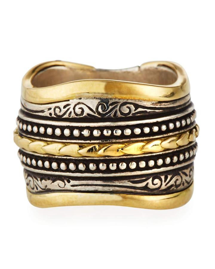 Carved Sterling Silver &