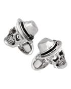 Sterling Skull W/ Fedora Cuff