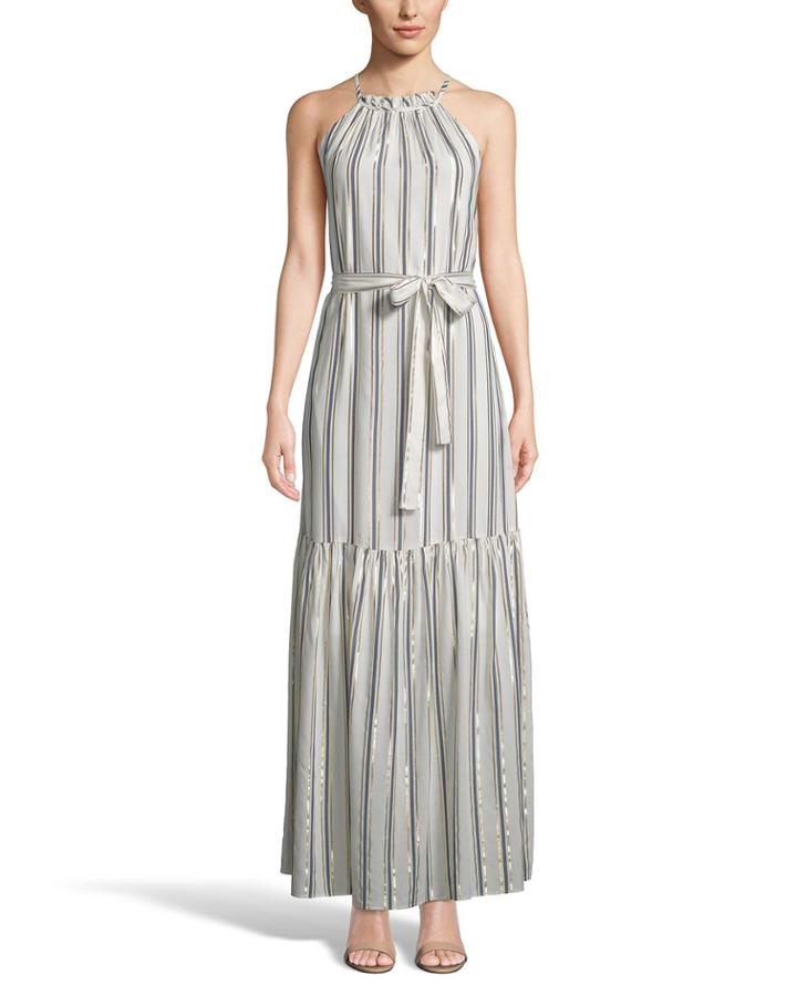 Striped Tiered Halter