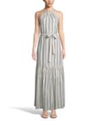 Striped Tiered Halter