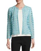 Macram&eacute; Lace Long-sleeve Jacket