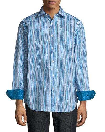 Striped Woven Classic-fit