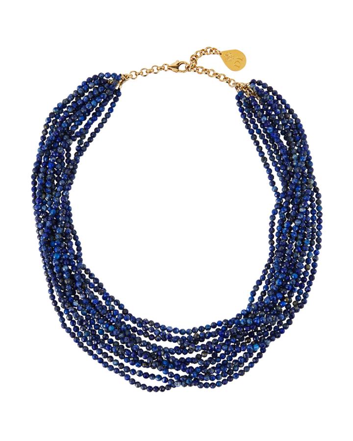 Lapis Multi-strand Necklace