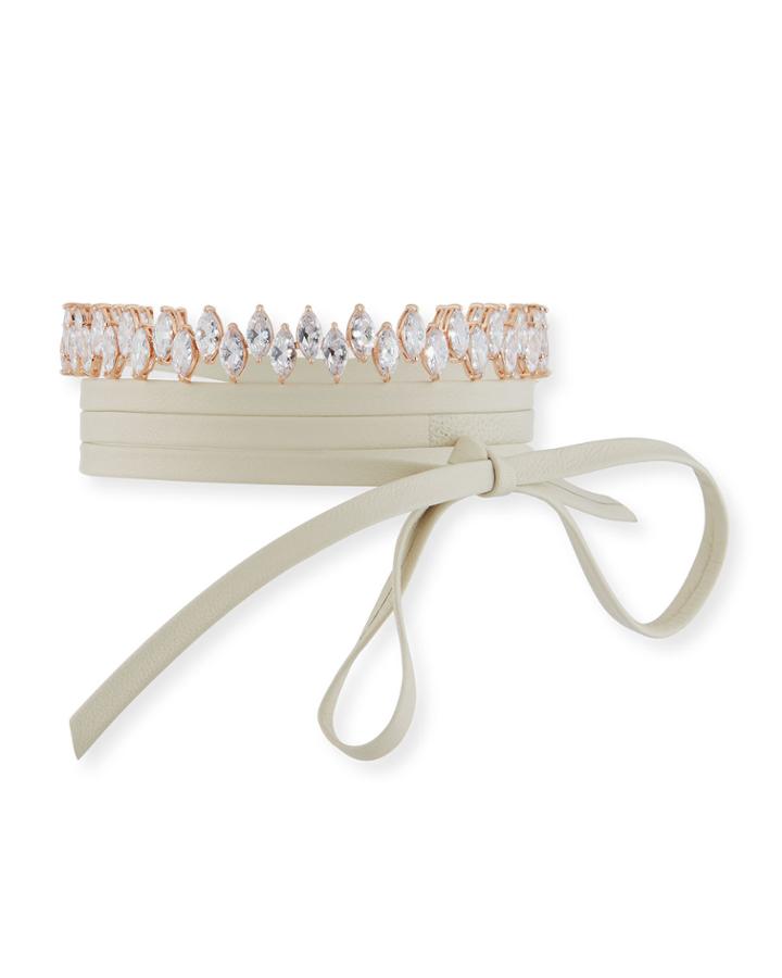 Monarch Crystal Jagged Edge Choker Necklace