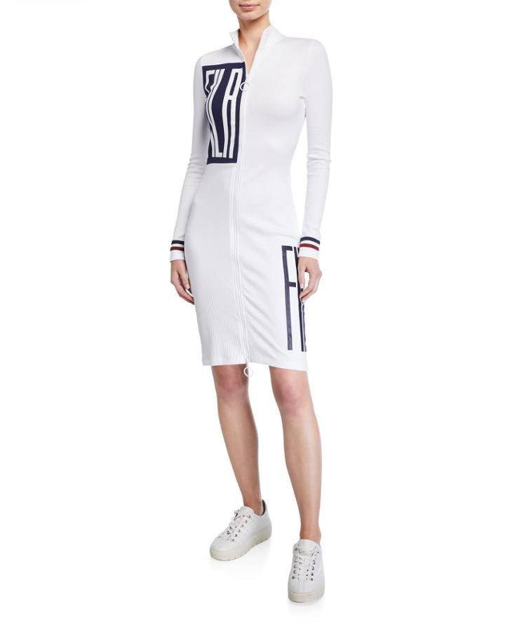 Ada Zip Long-sleeve Dress