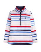 Girl's Fairdale Multicolor Striped Half Zip Pullover,