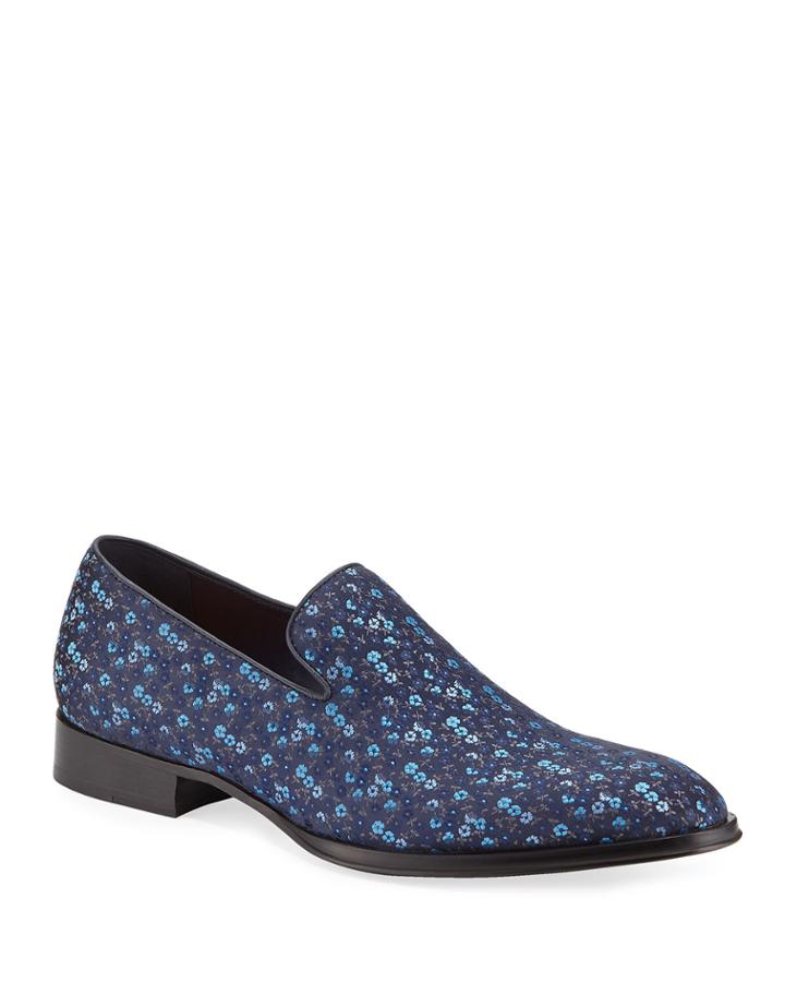 Men's Balbi Jacquard Satin Smoking