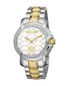 36mm Two-tone Studded Bracelet Watch