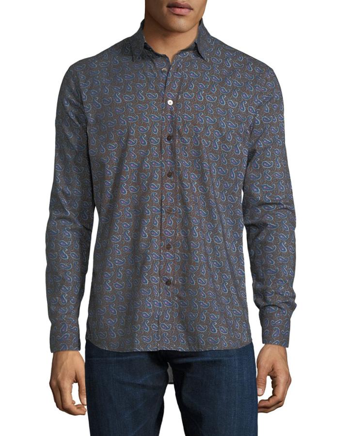 Men's Paisley Print