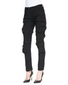 Modern Slim Crepe Cargo Pants