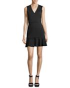 Onella V-neck Sleeveless Fitted Dress