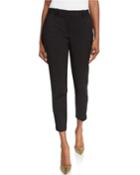 Ponte Ankle Zip Pants