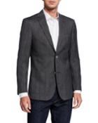 Men's Slim-fit Plaid Blazer