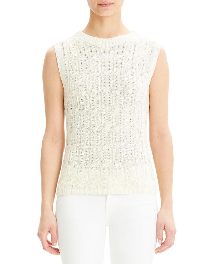 Fitted Cable-knit